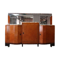 Art Deco Buffet, Macassar Ebony And Walnut Burl, 1920-1930