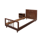 Mid-century Italian Modern Single Bed From <<<brand>>>, 1950s thumbnail 1