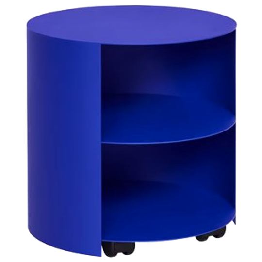 HEM | Hide Side Table Ultramarijn Structuur Poedercoating 1