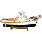 Oude Vintage Modelbouw Sleepboot, Delta thumbnail 1