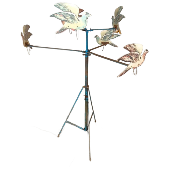 Draaiend Doelwit Met Duiven 1