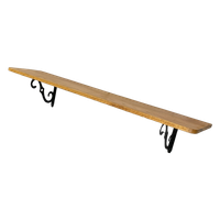 Wandplank Kloostervloer Boekenplank Schap Eikenhout