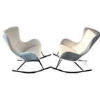 Twee Luxe Fauteuils – Teddy & Velvet – Schommelmodel – Nieuw thumbnail 1