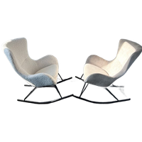 Twee Luxe Fauteuils – Teddy & Velvet – Schommelmodel – Nieuw