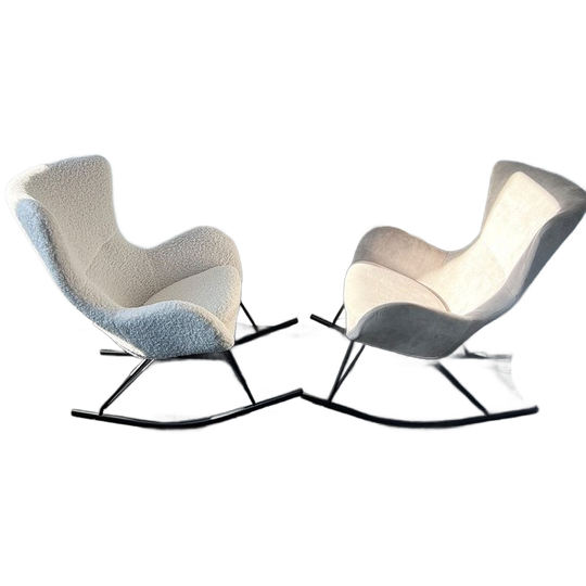 Twee Luxe Fauteuils – Teddy & Velvet – Schommelmodel – Nieuw 1