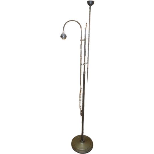 Retro Staande Lamp Metaal Messing 1