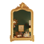 Antieke Louis Xv Vergulde Spiegel thumbnail 1