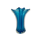 Glazen Vintage Murano Vaas, Jaren 50 thumbnail 1