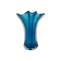 Glazen Vintage Murano Vaas, Jaren 50