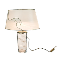 Nachtmann Leuchten Design - Hollywood Regency Stijl - Kristal - Tafellamp - West-Germany - 1975-2