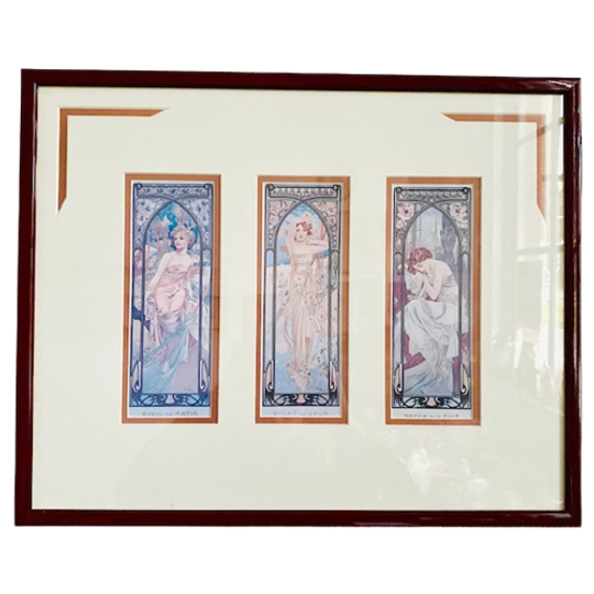 Vintage Schilderij Mucha Ingelijste Prenten 1