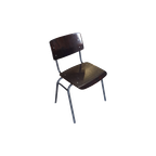Industrial Vintage Dining Chairs From The 50s thumbnail 1