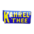 Zwaar Geëmailleerd Bord Van Kahrels'S Thee. thumbnail 1