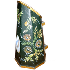 Vintage Geschilderde Metalen Lamp Met Handvat thumbnail 1