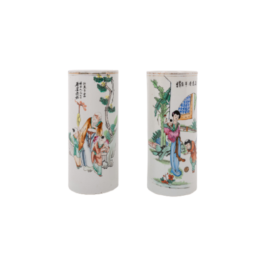 Pair Of Chinese Ceramic Vases, 1980’s 1