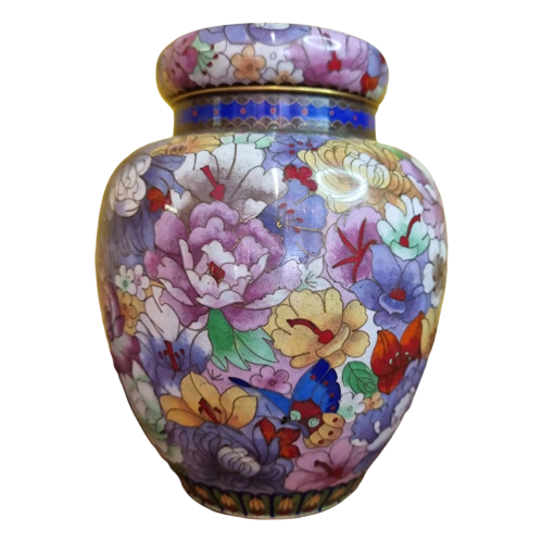 Grote Chinese Cloisonné Gemberpot, Eind 20E Eeuw