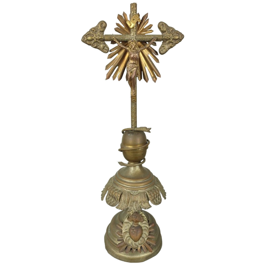 Antiek Staand Kruisbeeld 1