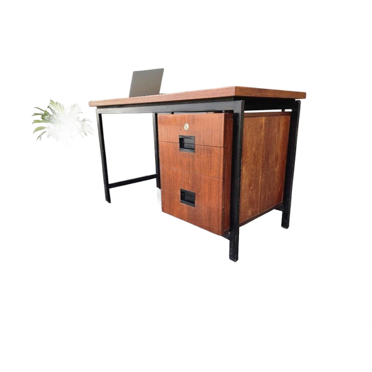 Vintage Houten Bureau Pastoe Eu01 Cees Braakman 1