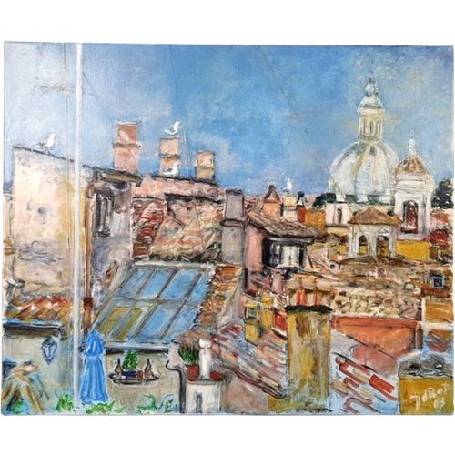 Goodmorning Rome, Joan De Bot, 2003, Olieverf Op Doek