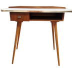 Jaren 50 Vintage Bijzettafel Kinder Bureau Kapstafel thumbnail 1