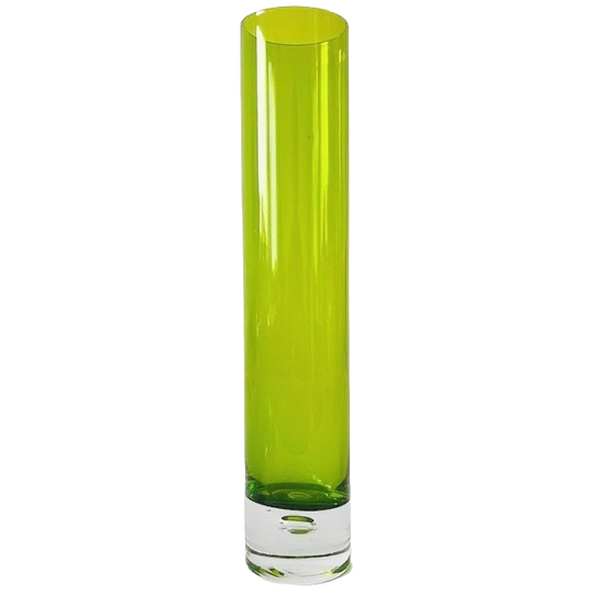 Mid-century Deens Design Bo Borgström Glazen Vaas Groen Åseda 1960’s 1