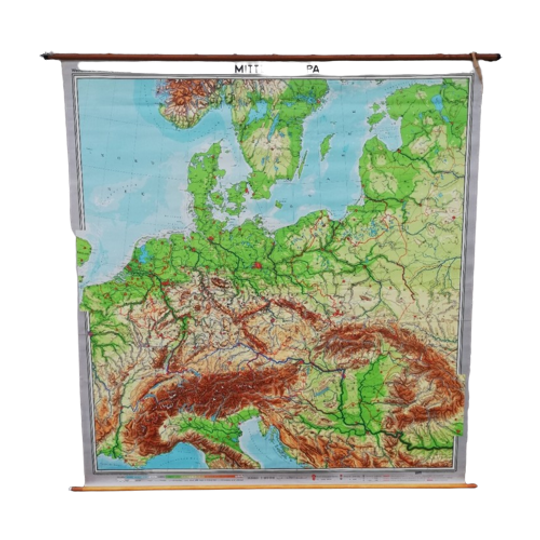 Xl Schoolkaart (d) - Midden Europa 1