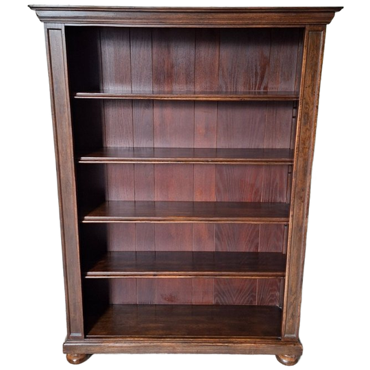 Klassieke Boekenkast, Schappen Zijn Te Verstellen In Hoogte Afm. 131x51m En 180cm Hoog. 1