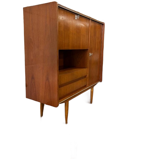 Vintage Houten Kast / Barkast / Commode 1
