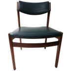 Deense Midcentury Modern Teak Eetkamerstoelen, Set Van 4 thumbnail 1