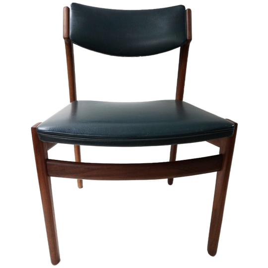 Deense Midcentury Modern Teak Eetkamerstoelen, Set Van 4 1