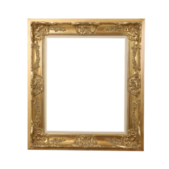 Fraaie Bladgoud Barok Stijl Lijst Klassiek Kader 84x74cm 1