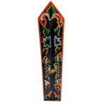 Tibetaans Kastje Houtsnijwerk Handgeschilderd thumbnail 1