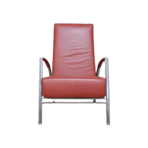 Zganieuw Rode Leren Harvink De Club Design Fauteuil