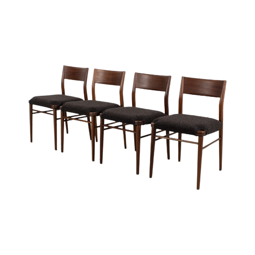 Set Van 4 Wilkhahn Eetkamerstoelen 70348