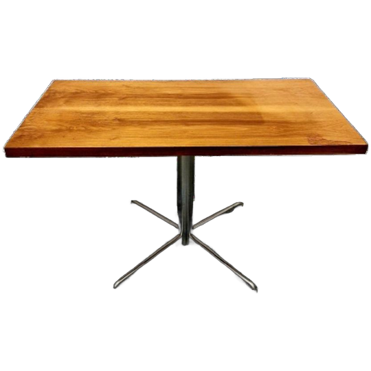 60's Vintage Draaibare Bijzettafel Tv Kastje Audio Meubel 1