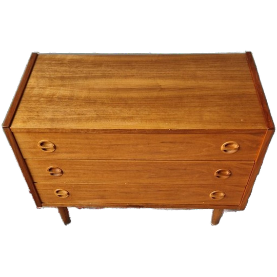 Vintage Deens Design Ladekastje Jaren 70 1
