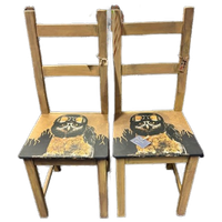 2 Stoelen Met Stoere Uil