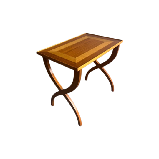 X-shaped Leg Side Table 1