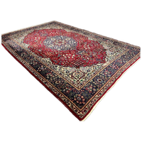 Uniek Handgeknoopt Perzisch Vloerkleed Uit Meshad 310X205Cm