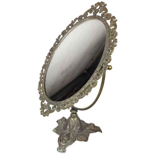 Messing Tafelspiegel 1