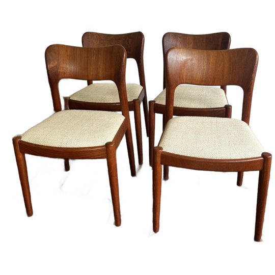 Set Van 4 Deense Stoelen – Niels Koefoed 1