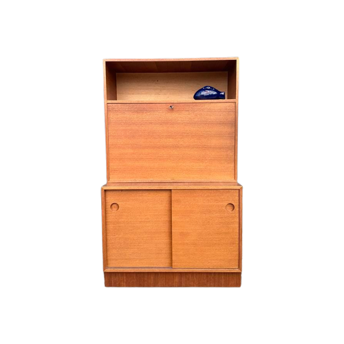 Vintage Secretaire Kast Highboard