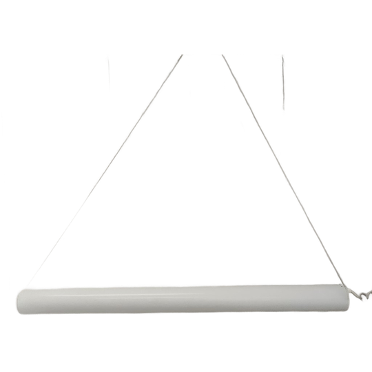 Vintage Witte 'fluorescent Tube Lamp' Jaren 70/80 1