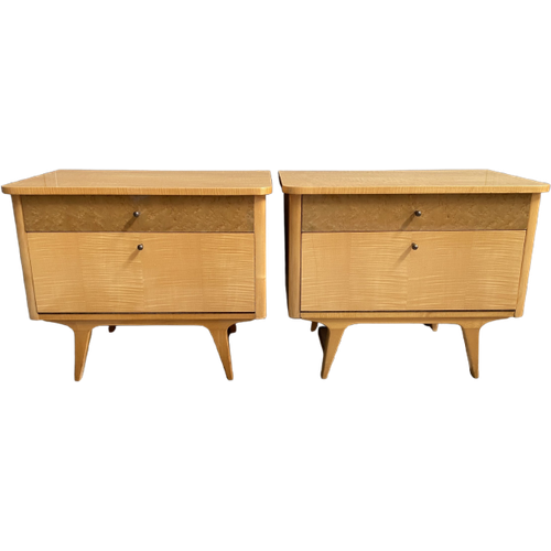 Nightstand Cabinets Set Of 2, 1960S