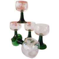 Roemer Glazen 5 Stuks Vintage