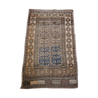 Mooie Oude Originele Rechthoekige Oosterse Zadeltas/ Kamelen Tas 93x55cm