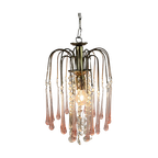 Vintage - Italiaans Design - Murano Glass Chandelier - Waterval - Kroonluchter - Paolo Venini - ‘ thumbnail 1