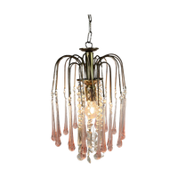 Vintage - Italiaans Design - Murano Glass Chandelier - Waterval - Kroonluchter - Paolo Venini - ‘