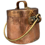 Rood Koperen Pot Met Deksel thumbnail 1