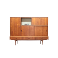 Groot Vintage Wandmeubel Teak Jaren 60